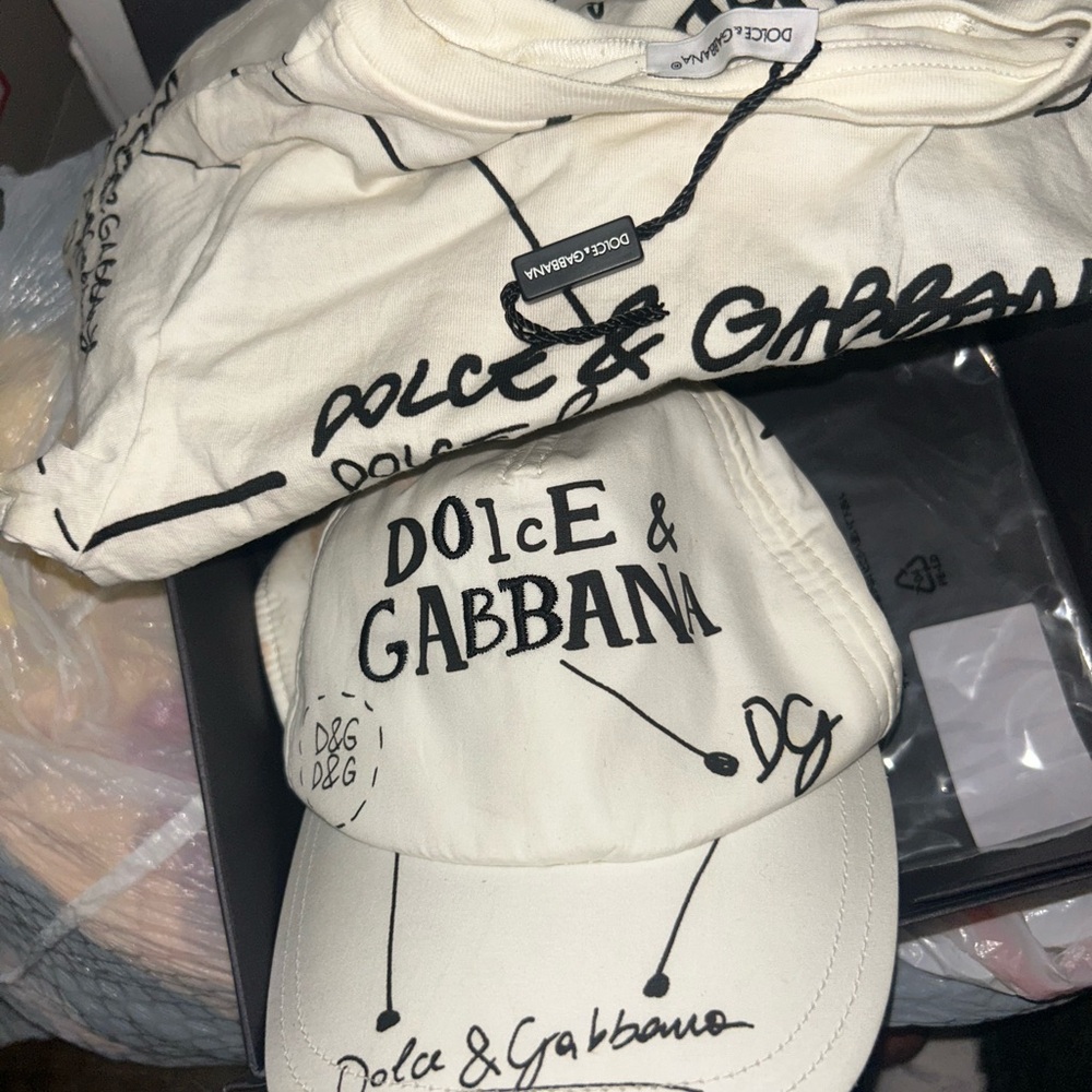 Dolce & Gabbana Cream Kids Matching Set